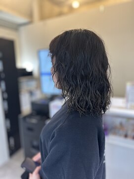 アンブル リュクス 池袋(amble luxe) ミディアムパーマ/ボブパーマ/似合わせパーマ