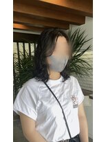 アン シュシュ(un chouchou)&nbsp;ミディアムレイヤーパーマ