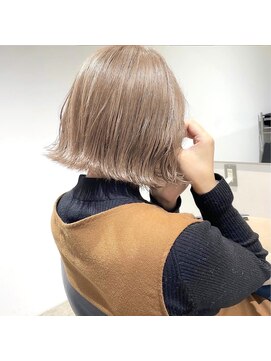 オレンジ(orange) 【大嶋】ハイトーン×切りっぱなしボブ