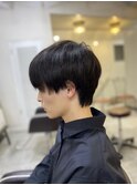 MEN’S HARE アッシュブラックカルマパーマ