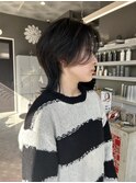 ニシグチstyle【中性ウルフ/センターパート/毛流れウルフ】
