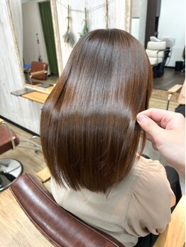 ピッコリーノバイプロデュース 小田急相模原店(Piccolino by Produce)の写真/【湿気にも汗にも負けない！】湿気や汗による広がりやうねりが気になる方に◎憧れの艶と感動の手触りを♪