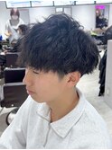 無造作ツイストスパイラルパーマ
