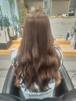 ラグヘアー(RAG HAIR) 透明感ベージュカラー