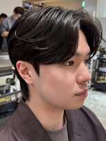 韓国マッシュフェザーパーマダウンパーマカルマパーマ