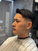宮崎理容院 サイドパート×フェード