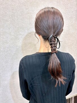 アール 北千住店(ar) ルーズアップ/結婚式アレンジ/編み込みアップ/二次会アレンジ