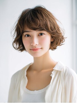 ニスル 町田店(NISURU) 似合わせカット/大人ガーリー/ダークアッシュ/着物/町田/町田駅