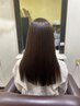 【美髪】カット＋美髪潤艶ストレート［ダメージ最小限の縮毛矯正］　