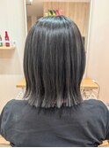 切りっぱなしボブ