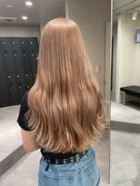 ベレーザ 渋谷神南(Beleza)&nbsp;15657ブリーチ＆ダブルカラー渋谷レイヤーミルクティーベージュ