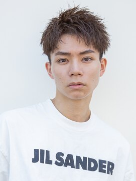 シティ(CITY) ブルーブラックスパイキーシビジネス刈り上げショート