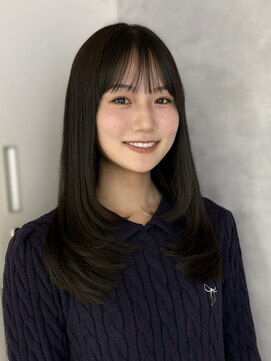 [流行]韓国レイヤー×シースルーバング★