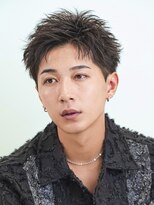 オーシャントーキョーオーバー 渋谷(OCEAN TOKYO OVER) ビジネスショート七三ツーブロックニュアンスパーマ刈り上げ