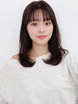 ベルム(Belme) 韓国風イメチェングレーベージュワンカール似合わせカット