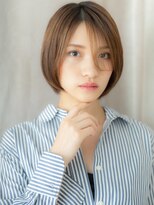 カバーヘア ブリス 大宮西口(COVER HAIR bliss) 前下がりナチュラルボブウォームブラウンTd2大宮20代30代40代