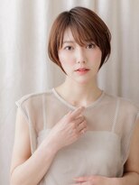 カバーヘア ブリス 大宮西口(COVER HAIR bliss)&nbsp;マッシュショート/小顔ショート/ショコラブラウン/20代30代e