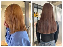 【PARKのオススメメニュー】真っ直ぐなり過ぎない自然な縮毛矯正。ブリーチ毛でも可能なブリーチ縮毛矯正☆