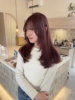 マイン(main)&nbsp;ブリーチあり、ワインレッド