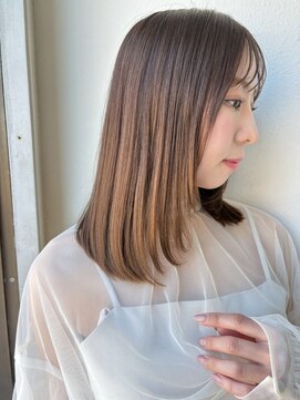 カバーヘア ブリス 大宮西口(COVER HAIR bliss) ココアベージュ/春カラー/ミディアムレイヤー小顔似合わせp大宮