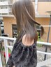 ブリーチなしダブルカラー×ダメージレストリートメント ¥15500