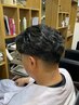 メンズカット+パーマ￥11,000～
