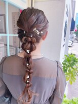 コティー ヘアアンドビューティー(Cottie HAIR&BEAUTY) 編み下ろし☆☆結婚式ヘア