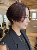 ショートカットレイヤーカット ボブ切りっぱなしボブ表参道