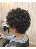 メンズアシメパーマ