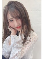 スイート ヘアデザイン(Suite HAIR DESIGN)&nbsp;《Suite》アッシュブラウン×セミロング