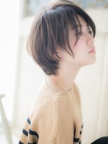 ブルー(BLUE)&nbsp;*CUORE水戸*…ナチュかわココアブラウン☆小顔マッシュショートb