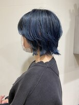 エル(EL by green)&nbsp;(kotaro)ネイビー×ボブルフ