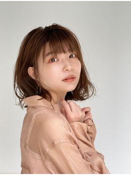 バズ ビー 自由が丘店(BUZZ bee) 【BUZZbee四ッ井】ミディアムピンクカラーナチュラルスタイル