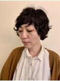くせ毛風ショート
