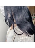 大人カラー ブルーグレー#くすみブルー