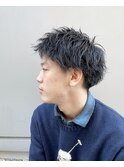 【ツーブロック×ツイストスパイラル】ナチュラルスパイキー