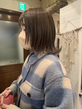 ラレイ(Lalei) ＊ダブルカラー グレージュカラー×レイヤースタイル 表参道