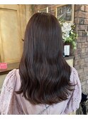 透明感カラー×ラベンダーグレージュ