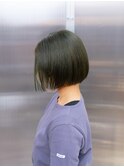 カーキグレージュ オリーブ ボブ
