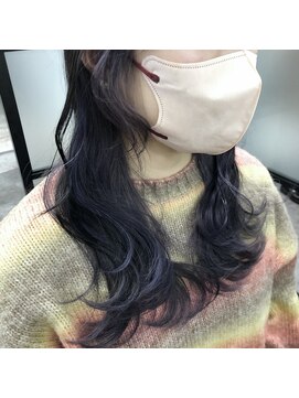 ナンバー アリア 三軒茶屋(N° aria) インナーカラー【ネイビーブルー】