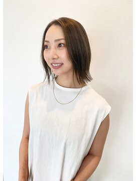 エンリッチヘア(enrich hair) ボブ　アッシュベージュ