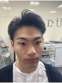 メンズかき上げマッシュ