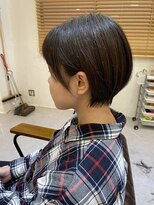 チリンバイロストシティー(Chillin by LOSTCITY)&nbsp;丸みショートボブ髪質改善ショートカットインナーカラー