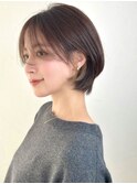 大人ショートボブ