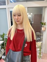 ミテ(mite)&nbsp;ブロンドカラー/ロングヘア/ブリーチカラー