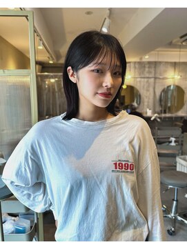 キールーム 伊丹西台店(Kir'oom) instagram［@hir0kika9awa］外ハネボブ 2024s/sスタイル