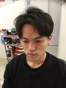 アスワ メンズツーブロックカット