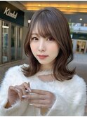 【kumu】くびれミディ/流し前髪/栄/名古屋/髪質改善