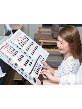 【北山田駅徒歩30秒】薬剤はノンジアミンカラーを使用☆ダメージレスで頭皮や髪にも優しい♪