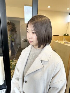 ハイク(HYKE) くすみベージュボブ